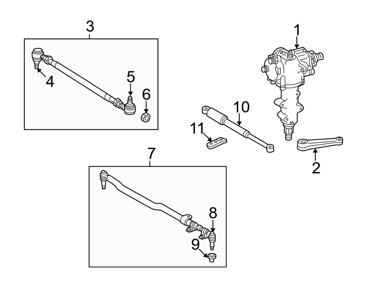 Mercedes Tie Rod End - Front Driver Side Outer 6023300235